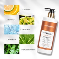 Lotion corporelle éclaircissante pour peau sèche, à la vitamine C, beauté naturelle pour femmes, best-seller