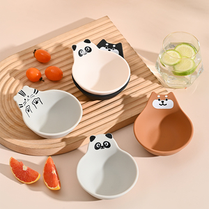 Silicone Hàn Quốc Thiết Kế Phim Hoạt Hình Mini Gia Vị Bát Dễ Thương Không-Trượt Ngâm Nước Sốt Khay Quà Tặng Doanh Nghiệp Nhà Bếp Ăn Bộ Đồ Ăn - Product Image 3