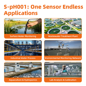 เซ็นเซอร์วัดคุณภาพน้ำราคาประหยัด Linksens Odm เซ็นเซอร์วัดค่า <span class=keywords><strong>pH</strong></span> เซ็นเซอร์วัดอุณหภูมิน้ำ เครื่องวิเคราะห์น้ำเหลว - Product Image 5