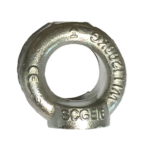 Écrou à œil galvanisé DIN 582 C15E en acier certifié CE, accessoires de levage et d'ancrage - Product Image 2