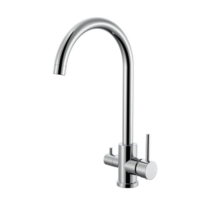 Cromato acqua potabile pura cucina ponte <span class=keywords><strong>rubinetto</strong></span> montato <span class=keywords><strong>a</strong></span> due maniglie <span class=keywords><strong>3</strong></span> <span class=keywords><strong>vie</strong></span> miscelatore acqua calda e fredda filtro <span class=keywords><strong>rubinetto</strong></span> da cucina - Product Image 5
