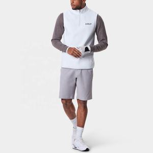 Logotipo personalizado bordado calidez alto rendimiento transpirable Golf Zip chaleco sin mangas chaleco chaqueta Golf desgaste chalecos de los hombres - Product Image 6