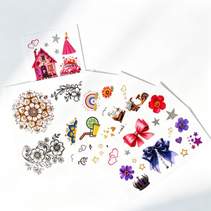 Tatuajes Temporales para Niños, Lindas Pegatinas de Dibujos Animados con Diseños Variados, Tatuajes Corporales Impermeables para Niños, Recuerdos para Fiestas de Cumpleaños - Product Image 6