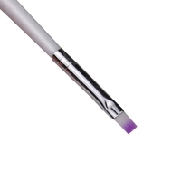 Pinceau blanc pour nail art, gel UV, peinture, dessin, dégradé, stylo à ongles pour accessoires de manucure DIY