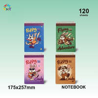 Cahier à spirales personnalisé pour l'école, couverture en papier personnalisable, papeterie de bureau pour étudiants