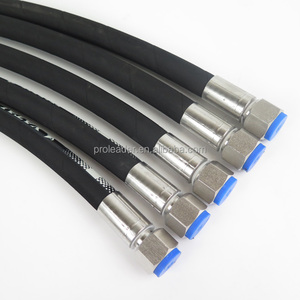 Assemblage de tuyau en <span class=keywords><strong>caoutchouc</strong></span> NBR OEM ODM 1/4 "<span class=keywords><strong>6mm</strong></span> Raccord de connecteur M22 Tuyau de nettoyeur haute pression tressé en fil d'acier Service de coupe personnalisé - Product Image 6