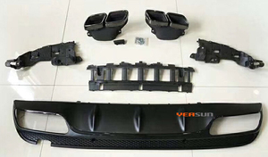 Diffuseur arrière W205 Tuning <span class=keywords><strong>C63</strong></span> AMG pour Mercedes Benz W205 berline AMG 2015 <span class=keywords><strong>2016</strong></span> - Product Image 4
