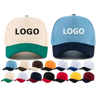 Gorras de Béisbol Deportivas de Lona de 5 Paneles, Nueva Colección OEM, Gorras Personalizadas con Logotipo Bordado en Relieve, Tela Común, Unisex
