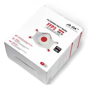 Masker ODM/OEM FFP3 FFP2 Bersertifikasi EU CE, Masker Cup untuk Debu, Asap, dan Partikel Berbasis Minyak - Product Image 5