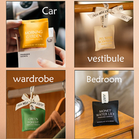 Meilleur sac désodorisant pour voiture Charbon de bois de bambou Odeur de voiture Désodorisant pour placard Sachet de parfum de maison de longue durée