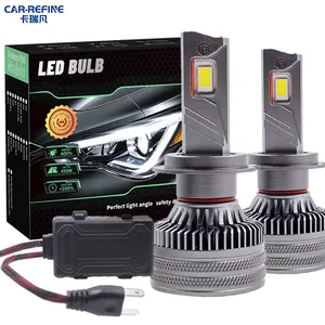 X8 lampu depan Led mobil 200W, bola lampu depan LED H7 12V 24V H4 9005, lampu kabut H1 H3 H8 H9 H11