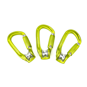 22kn an toàn ngoài trời Carabiner với khóa tự động ròng rọc vít cổng Twist khóa cho leo núi và chiều cao làm việc loại an toàn móc - Product Image 4
