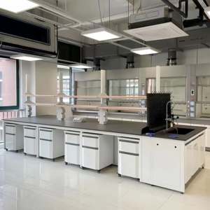 Meilleure qualité tout acier physique lycée <span class=keywords><strong>chimie</strong></span> laboratoire meubles personnalisé île banc mur banc - Product Image 1