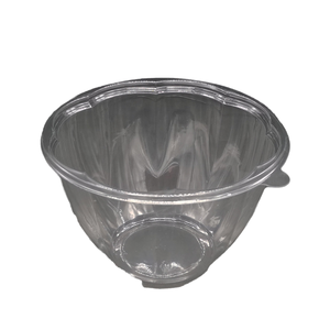 Tazón de ensalada desechable ecológico de PET pulido de 32/48 oz con tapa para llevar de restaurantes, ZF Global Export - Product Image 2