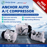 Kompresor AC Sanden 5H09/505 2PK 12V R134a, Kompresor Universal AC.100.564 125MM/2A untuk AC Mobil