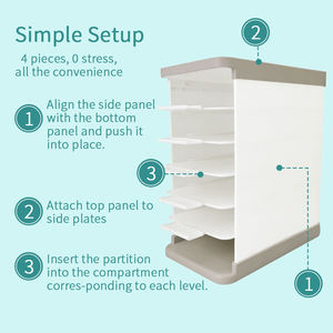 Conteneur de stockage du lait maternel, réutilisable et essentiel pour l'allaitement, organisateur et <span class=keywords><strong>tour</strong></span> de congélation pour les sacs de stockage du lait maternel - Product Image 3