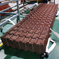 Tuile de toit en résine ASA à prix d'usine, ignifuge, insonorisée, durable, résistante à la corrosion et au vent pour bâtiments extérieurs