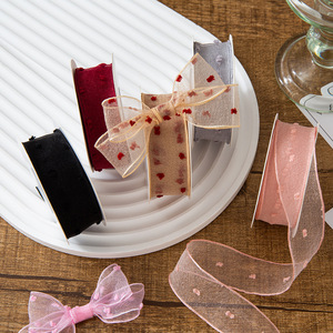 <span class=keywords><strong>New</strong></span> handmade DIY Bowknot Grosgrain Ribbon 2.5cm Polyester 10 yards cho mũ rơm Phụ kiện tóc quần áo Quà tặng cao cấp - Product Image 2