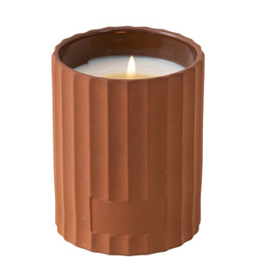Frascos de Cerámica Blancos de Lujo Personalizados de Alta Calidad, Recipientes Cilíndricos Vacíos para Velas Aromáticas, para Decoración del Hogar - Product Image 1
