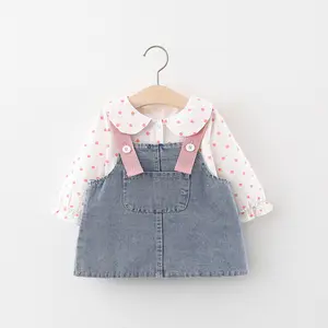 Wholesale Cotton Infant Casual Custom Kids Set Girl Baby Clothing Dress