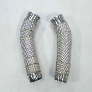 ท่อไอเสียแบบ Heatshield Racing สำหรับ Mercedes-Benz C63 C63S AMG W205 4.0T สแตนเลส 304 หนา 1.5 มม. - Product Image 6