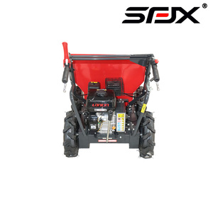 Mini-dumper SPX 300 kg à essence, rouge, avec composants de moteur essentiels - Product Image 3