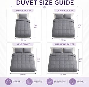 Piumino Matrimoniale Yintex 10.5 Tog per Notti Fredde <span class=keywords><strong>Invernali</strong></span>, Trapunta Spessa e Confortevole, Design per Tutte le Stagioni, Anallergico, Certificato Oeko-tex, Durevole per la Casa - Product Image 5