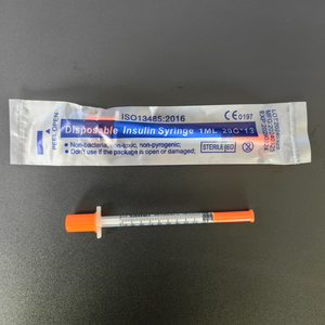 מזרקי אינסולין סטריליים 1ml 31g 5/16 אינץ' (8mm) עם מחט לשימוש חד פעמי, מזרקי אינסולין וטרינריים לסוכרת 1ml מארז 31 גייג' - Product Image 3