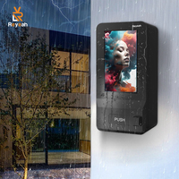 Mini Máquina Expendedora de Pared para Exteriores, Impermeable, con Verificación de Edad, para Tabaco, con Pantalla Publicitaria