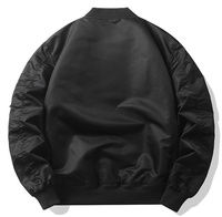 Blouson aviateur rembourré pour homme, coupe ample, printemps-automne, logo personnalisé OEM ODM