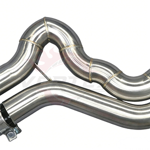 Vortex ท่อกลางความยาวเท่ากันสำหรับ X3M BMW X4M F97 F98 3.0T 2019-2023 2.76 "ท่อไอเสีย - Product Image 5