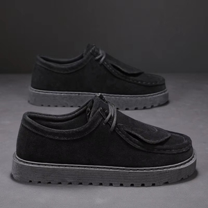 รองเท้า MB Matte Superfine Fiber Snail Shoes รุ่นผู้ชาย สไตล์ฤดูใบไม้ร่วง รองเท้าโลฟเฟอร์สำหรับวัยรุ่น สไตล์เรโทรอังกฤษ ระบายอากาศได้ดี ซับในตาข่ายกันลื่น - Product Image 6
