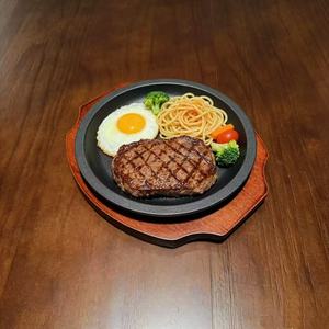 Poêle en <span class=keywords><strong>fonte</strong></span> Teppanyaki pour plaques à induction avec conservation de la chaleur et ensemble de batterie de cuisine en <span class=keywords><strong>fonte</strong></span> de forme circulaire 	 induction - Product Image 3