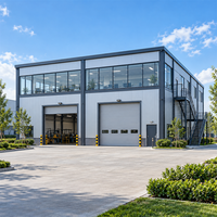 Entrepôt à structure métallique, bâtiment industriel conçu sur mesure pour les centres de distribution et les installations de production