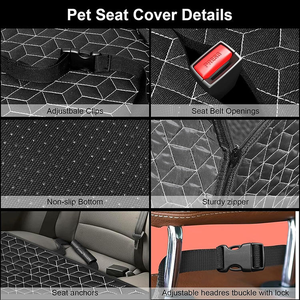 Alfombrilla Impermeable Antideslizante para Mascotas, Productos para Perros, <span class=keywords><strong>Funda</strong></span> Extensible para Asiento de Coche, <span class=keywords><strong>Cama</strong></span> para <span class=keywords><strong>Perro</strong></span>, Base Rígida, <span class=keywords><strong>Funda</strong></span> para Asiento Trasero de Coche - Product Image 5