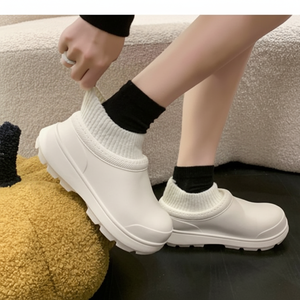 Unisex leggero inverno stivali da neve con fodera di pelliccia calze alla caviglia per campeggio coppia scarpe - Product Image 1