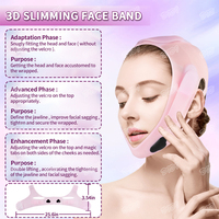 Nouveau produit : Bandeau amincissant portable en silicone en forme de V pour le visage et le menton – Outil de beauté et de remodelage facial