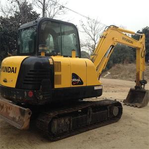 Excavadora Hidráulica Hyundai 60-7 de 6 Toneladas de Segunda Mano con Motor, Caja de Cambios y Acoplador Rápido, Maquinaria de Construcción - Product Image 4