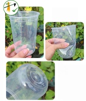 Pot de semis hydroponique, petit pot de fleurs, pot de semis, conteneurs de culture aquatique, gobelet transparent, pots de pépinière avec dôme d'humidité