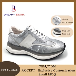 Chaussures de sport décontractées en cuir véritable pour hommes Fantasy Strack Original Custom, cuir de haute qualité, plates, souples, confortables, à lacets - Product Image 2