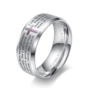 Anillos Para hombre ศาสนาคาทอลิกของขวัญของขวัญของขวัญของขุนนางอังกฤษแหวนสแตนเลส - Product Image 5
