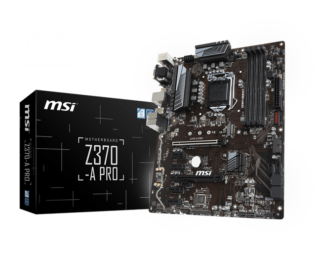 Refurbished Gaming Motherboard MS1 Z370-A PRO Without  Original Box 4xDDR4 DIMM LGA 1151 Support I7/i5/i3 Processor