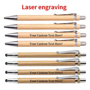 Personnalisation de l'usine Source Promotion commerciale <span class=keywords><strong>Gravure</strong></span> laser <span class=keywords><strong>Stylo</strong></span> à bille vierge <span class=keywords><strong>Stylo</strong></span> en bois <span class=keywords><strong>Stylo</strong></span> en bambou - Product Image 1