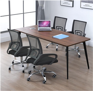 Bon marché Chaises de bureau en maille avec accoudoir à mi-dossier Chaises de bureau pour conférence élévatrice pivotante - Product Image 3