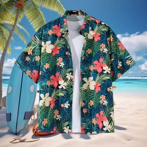 Custom Full Printing Summer Fabric Short Sleeve Face <b>Hawaiian</b> Men's Button Down <b>Shirt</b> Beach <b>Shirts</b> for Men - Product Image 2