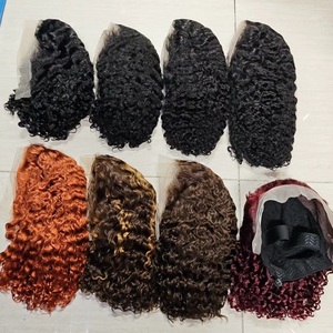 Letsfly Promotion Wholesale 26$ Glueless Short Curly Bob Water Wave Lace Front <b>Wig</b> Human Hair <b>Wig</b> <b>for</b> <b>Black</b> <b>Woman</b> - Product Image 1