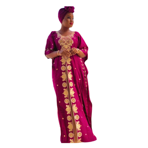 Robe caftan d'été du fabricant indien direct confortable Chic écologique tie-dye asymétrique longueur au sol lavable - Product Image 1