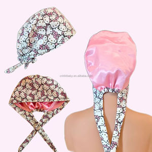 Nuevo Gorro Quirúrgico con Estampado de Leopardo 2026 para Doctoras y Enfermeras, Gorro de Trabajo con Lazo Trasero y Forro de Satén - Product Image 2