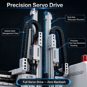 Nouveau bras robotique mécanique à servomoteur personnalisé, facile à utiliser, en fer trempé haute résistance, industriel, 3050W - Product Image 2