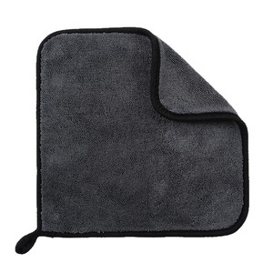 Kim Ryan Braided Car Wash Towel Gray Thickened Absorbent Lint Free For Vehicle Cleaning Customizable Drop Shipping Available - Product Image 4